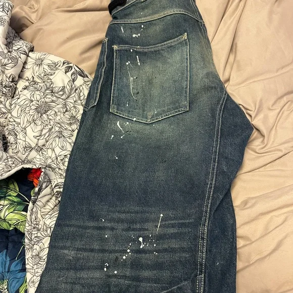 Free People Moxie Barrel Cerulean Blue RARE COLORWAY Hot Trend Size 24 see 📏 - Picture 7 of 16